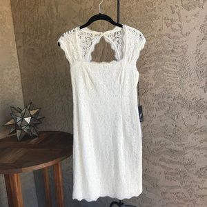 Ivory Lace Dress by Adrianna Papell